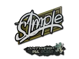 Sticker | s1mple | Antwerp 2022 - $ 0.14