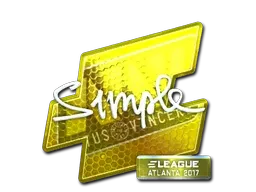 Sticker | s1mple (Foil) | Atlanta 2017 - $ 337.69