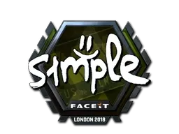 Sticker | s1mple (Foil) | London 2018 - $ 18.98
