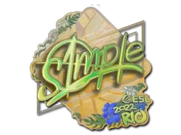 Sticker | s1mple (Holo) | Rio 2022 - $ 8.00