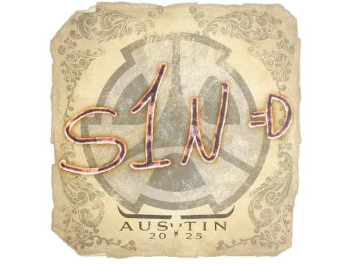 Sticker | s1n | Austin 2025 - $ 0.04