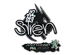 Sticker | S1ren (Glitter) | Antwerp 2022 - $ 0.08