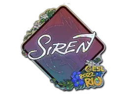 Sticker | S1ren (Glitter) | Rio 2022 - $ 0.09