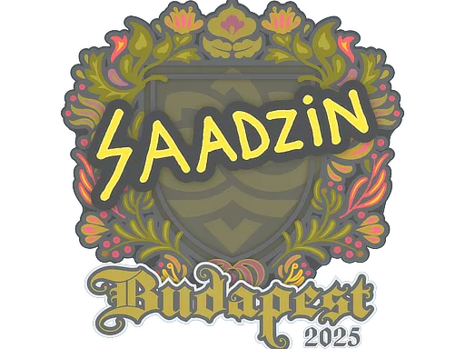 Sticker | saadzin | Budapest 2025 - $ 0.03