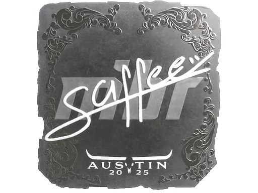Sticker | saffee (Foil) | Austin 2025 - $ 0.06