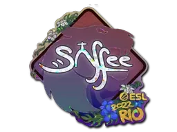 Sticker | saffee (Glitter) | Rio 2022 - $ 0.06