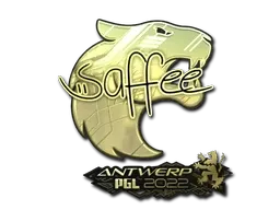 Sticker | saffee (Gold) | Antwerp 2022 - $ 3.52