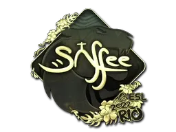 Sticker | saffee (Gold) | Rio 2022 - $ 3.16