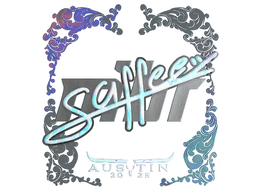 Sticker | saffee (Holo) | Austin 2025 - $ 0.41