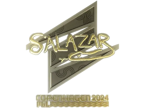 Sticker | salazar (Gold) | Copenhagen 2024 - $ 1.16