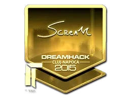 Sticker | ScreaM (Gold) | Cluj-Napoca 2015 - $ 53.02