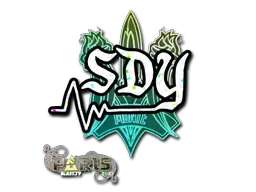 Sticker | sdy (Glitter) | Paris 2023 - $ 0.04