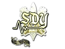 Sticker | sdy (Gold) | Paris 2023 - $ 2.26