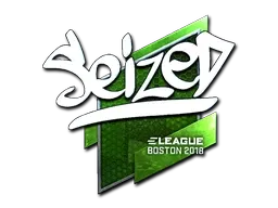 Sticker | seized (Foil) | Boston 2018 - $ 8.06