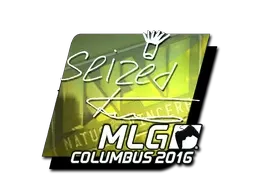 Sticker | seized (Foil) | MLG Columbus 2016 - $ 8.05