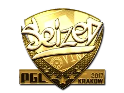 Sticker | seized (Gold) | Krakow 2017 - $ 717.07