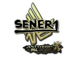 Sticker | SENER1 (Gold) | Antwerp 2022 - $ 1.57