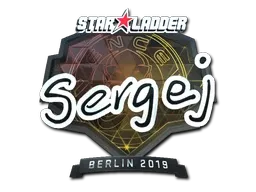 Sticker | sergej (Foil) | Berlin 2019 - $ 0.29