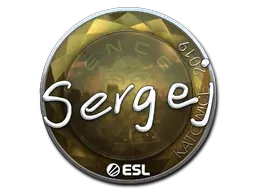 Sticker | sergej (Foil) | Katowice 2019 - $ 3.31