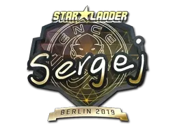Sticker | sergej (Gold) | Berlin 2019 - $ 6.87