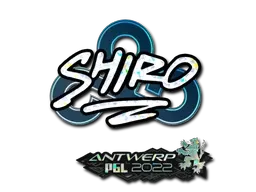 Sticker | sh1ro (Glitter) | Antwerp 2022 - $ 0.19