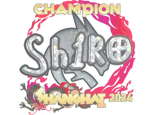 Sticker | sh1ro (Glitter, Champion) | Shanghai 2024 ``