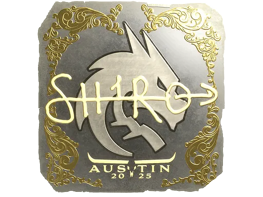 Sticker | sh1ro (Gold) | Austin 2025 - $ 3.57