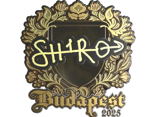 Sticker | sh1ro (Gold) | Budapest 2025 - $ 3.42