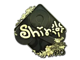 Sticker | sh1ro (Gold) | Rio 2022 - $ 19.28
