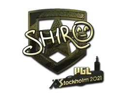Sticker | sh1ro (Gold) | Stockholm 2021 - $ 13.59