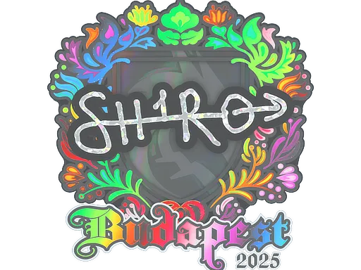 Sticker | sh1ro (Holo) | Budapest 2025 - $ 0.69