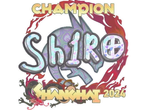 Sticker | sh1ro (Holo, Champion) | Shanghai 2024 ``