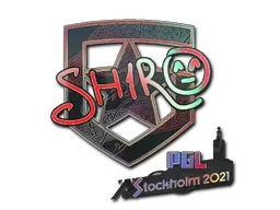 Sticker | sh1ro (Holo) | Stockholm 2021 - $ 0.80