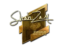 Sticker | ShahZaM (Gold) | Boston 2018 - $ 242.94