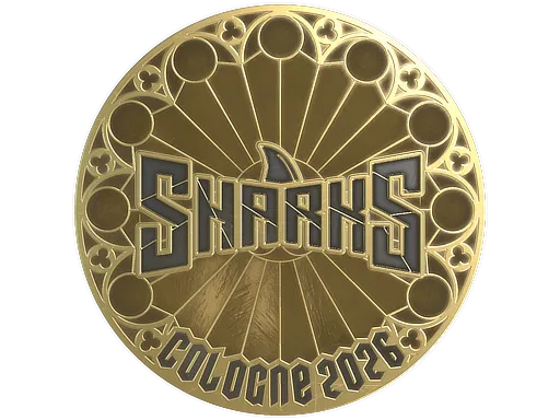 Sticker | Sharks Esports (Gold) | Cologne 2026 - $ 23.42