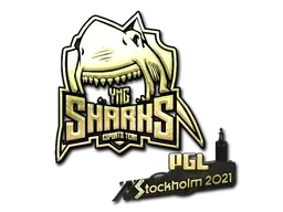 Sticker | Sharks Esports (Gold) | Stockholm 2021 - $ 8.00
