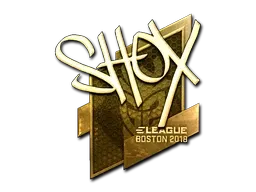 Sticker | shox (Gold) | Boston 2018 - $ 465.68