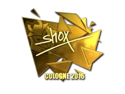 Sticker | shox (Gold) | Cologne 2016 - $ 75.10
