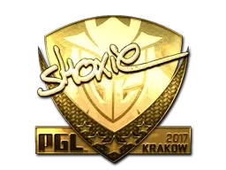 Sticker | shox (Gold) | Krakow 2017 - $ 656.67