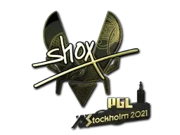 Sticker | shox (Gold) | Stockholm 2021 - $ 6.28
