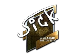 Sticker | SicK (Foil) | Boston 2018 - $ 12.46