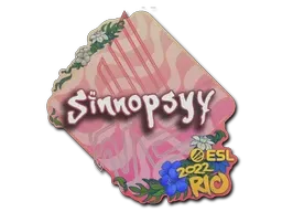 Sticker | sinnopsyy | Rio 2022 - $ 0.04