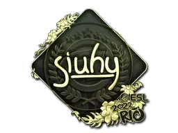 Sticker | siuhy (Gold) | Rio 2022 - $ 4.15