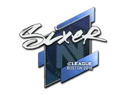 Sticker | SIXER | Boston 2018 - $ 3.76