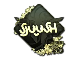 Sticker | sjuush (Gold) | Rio 2022 - $ 2.13