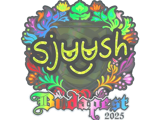 Sticker | sjuush (Holo) | Budapest 2025 - $ 0.57