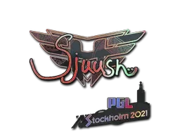 Sticker | sjuush (Holo) | Stockholm 2021 - $ 0.25