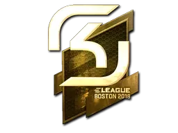 Sticker | SK Gaming (Gold) | Boston 2018 ``