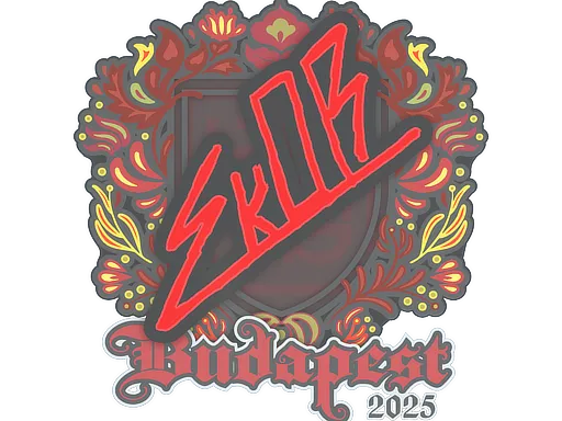 Sticker | sk0R | Budapest 2025 - $ 0.03