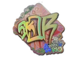Sticker | sk0R (Holo) | Rio 2022 - $ 2.68